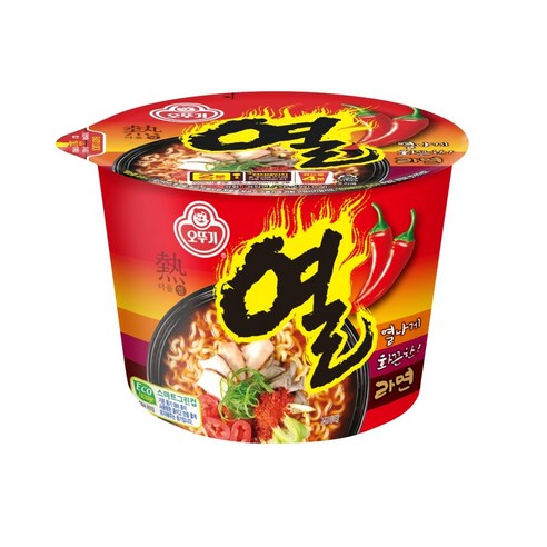 오뚜기 열라면 용기,105g
