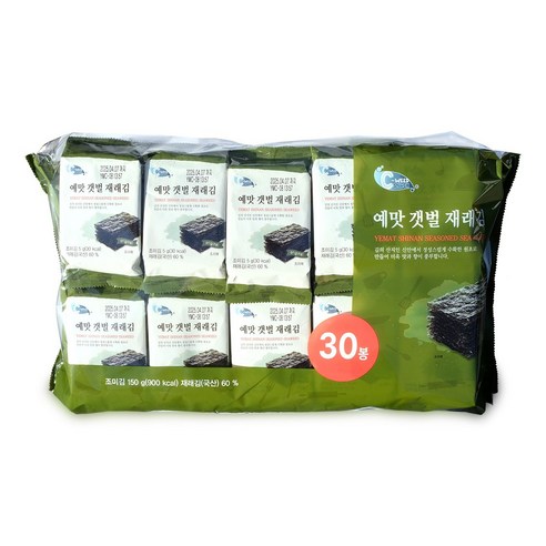 코스트코 C-WEED 예맛 갯벌 재래김 (5G X 30봉) 조미김