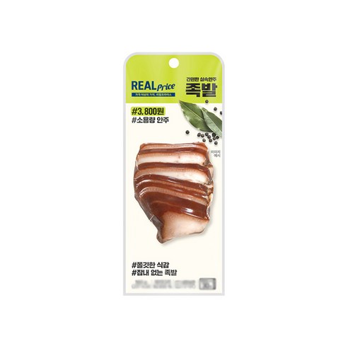 리얼프라이스 족발, 12개, 100g