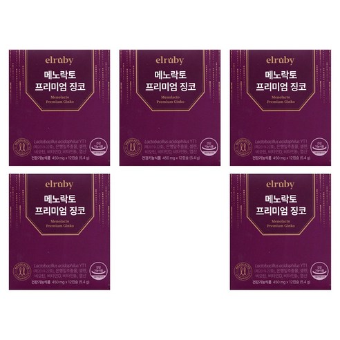 휴온스 엘루비 메노락토 프리미엄 징코 12일분