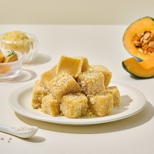 1+1 더바른떡 창억떡 카스테라호박인절미 600g + 600g 국내산