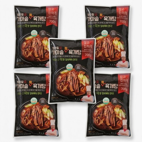 [APP전용] 장순필 가마솥 특육개탕 특육개장 700g 5봉
