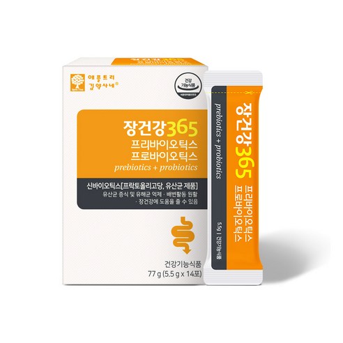 애플트리김약사네 장건강365 유아 어른 부모님 어린이 유산균 14포, 5.5g, 14개
