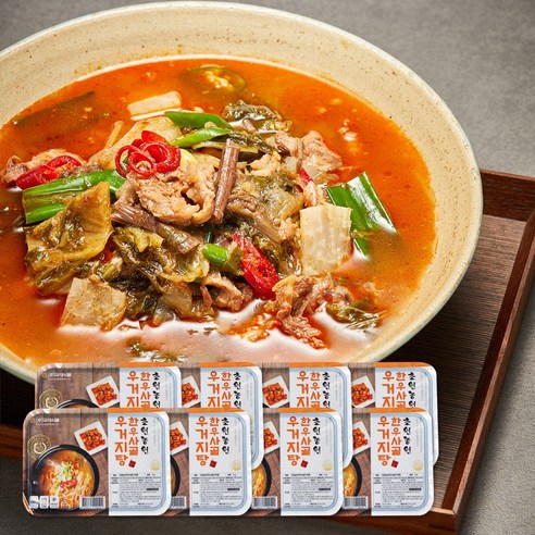 [국제식품] 한우사골우거지탕 500g 총 4kg한우고기포함, 8개, 500g
