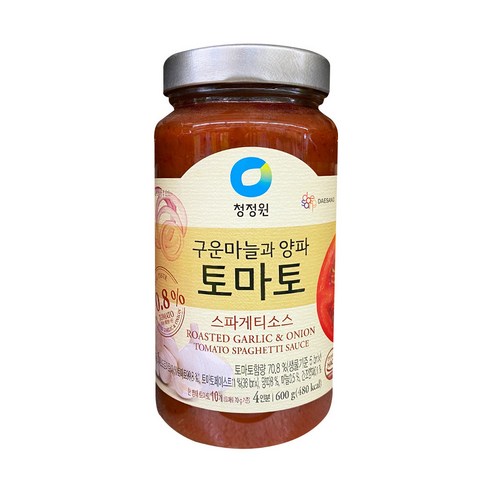 업소용 벌크 대용량 식자재 청정원 스파게티소스 토마토 600g