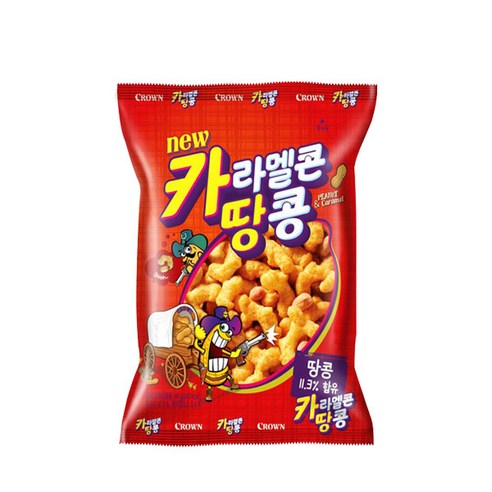크라운 카라멜콘 땅콩