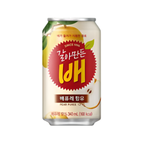 해태 갈아만든배 340ml