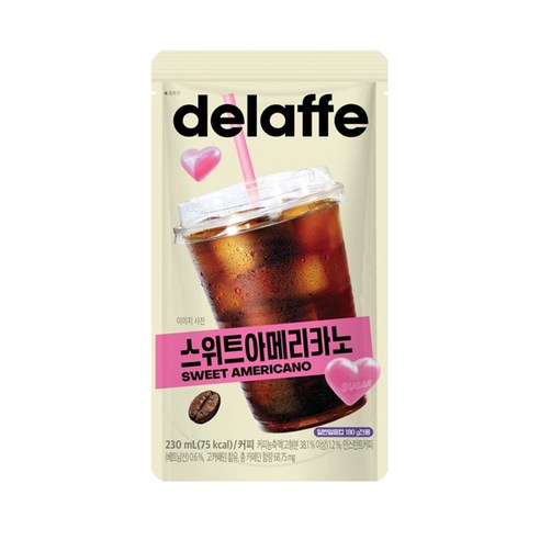 델라페 스위트아메리카노 파우치 230ml x 20개, 20개, 230ml