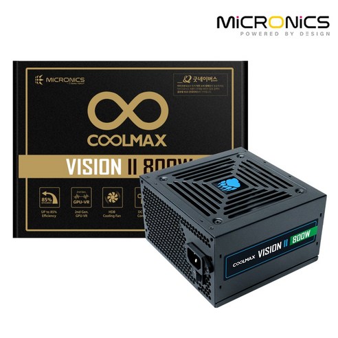 마이크로닉스 COOLMAX VISION II 800W ATX 파워서플라이
