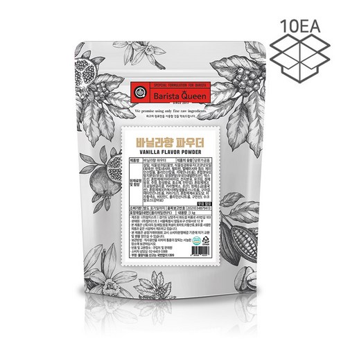바리스타퀸 바닐라향 파우더 1kg, 1kg, 1개입, 10개