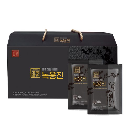 한국삼 프리미엄 데일리 녹용진 (50ml30포) + 한국삼 프리미엄 데일리 녹용진 (50ml30포)