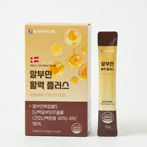 동서바이오팜 고단백 알부민 활력 플러스 케어 피로 회복 영양제 15g 10포, 2개, 150g