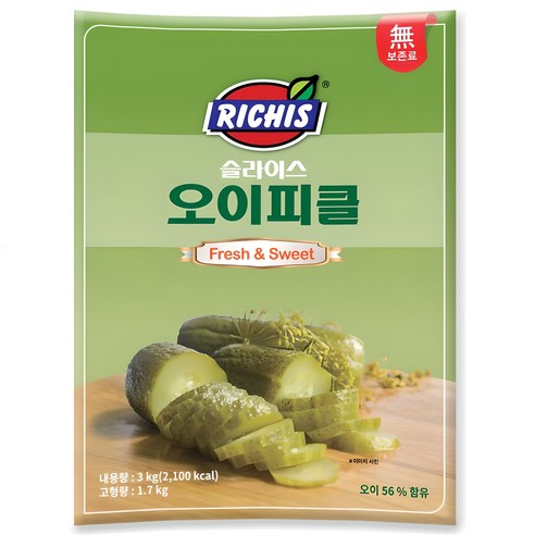 리치스 슬라이스 오이피클 파우치