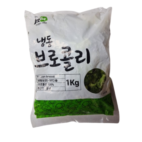 프레비 냉동 브로콜리 1kg x 10봉(1박스), 10개, 1kg