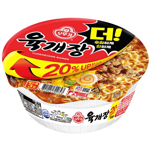 오뚜기 육개장 컵 104g