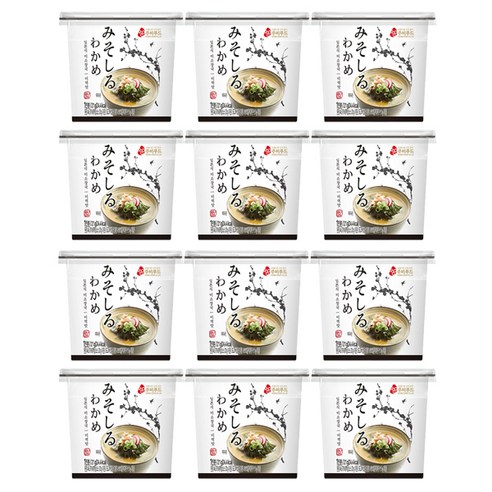 주비푸드 미소장국 미역맛 21g x 14개 / 컵국 즉석 미역국
