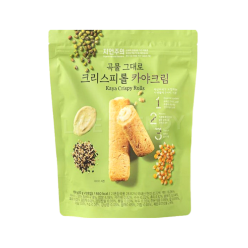 자연주의 곡물 그대로 크리스피롤 카야크림