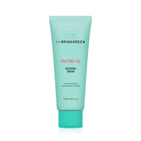 브링그린 티트리 시카 수딩 크림 플러스 100ml 강력한 수분 진정 효과
