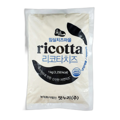 임실치즈마을 리코타치즈 무항생제 1등급 대용량