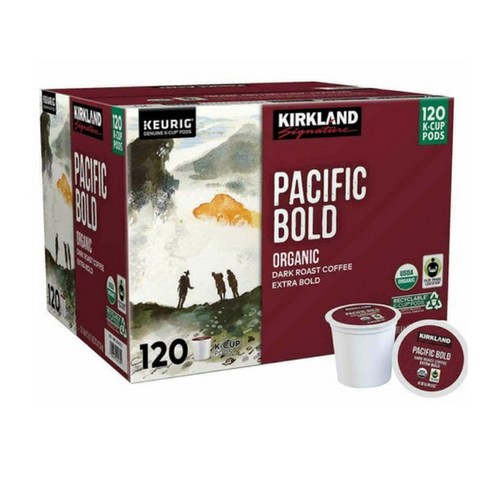 커클랜드 큐리그 캡슐 커피 오가닉 미디엄 블렌드 K-Cup 120개입