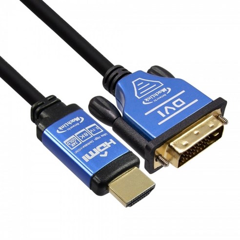 DVI-D TO HDMI Ver2.1 케이블 1.8M ML-D8H018