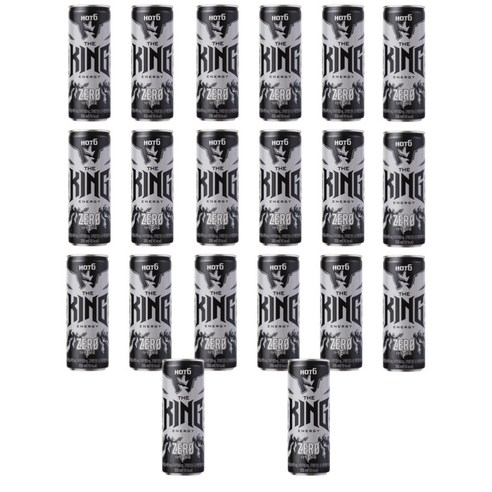 핫식스 더킹 제로 에너지드링크, 20개입, 355ml