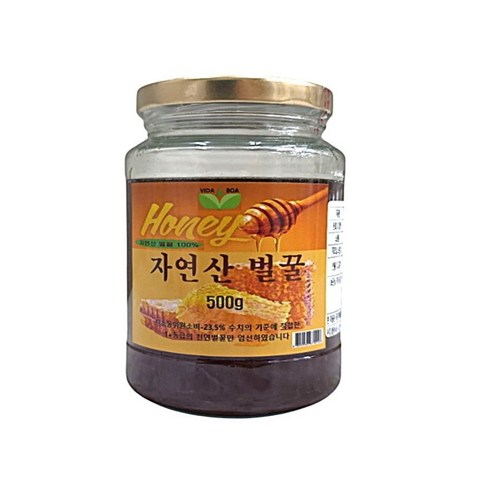 베트남 야생화 100% 자연산 벌꿀, 1개, 500g