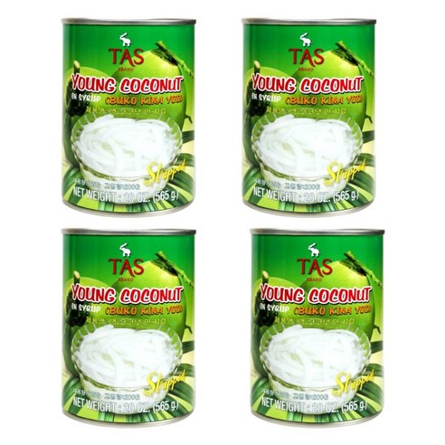 [PERA PLUS] Young coconut in syrup 565g 필리핀 영코코넛 인 시럽 과육
