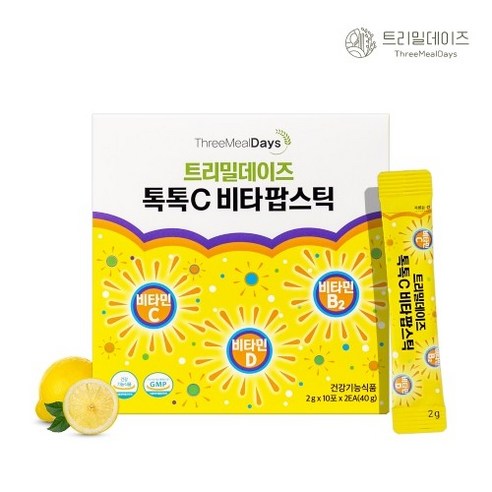 트리밀데이즈 팝핑 톡톡C 비타팝스틱 2g x 20포