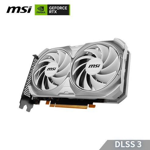 MSI 지포스 RTX 4060 벤투스 2X 화이트 8G OC GDDR6 8GB 128 비트 RTX4060 그래픽 카드 게이밍 GPU 비디오 플레이스