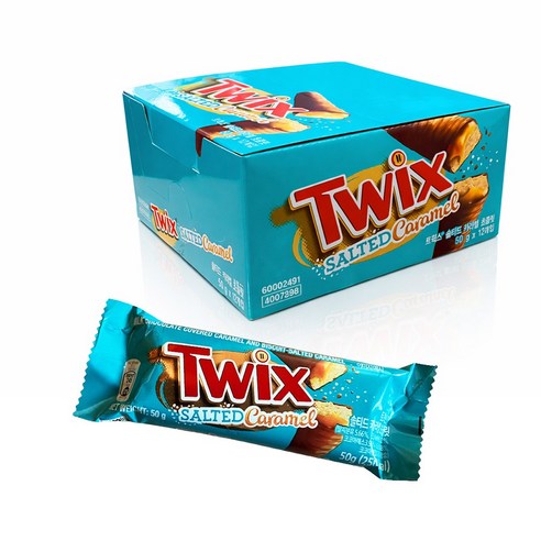 트윅스 솔티드카라멜, 50g, 12개