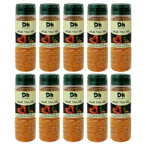 Dhfoods 떠이닌 베트남 건조 새우소금, 10개, 110g