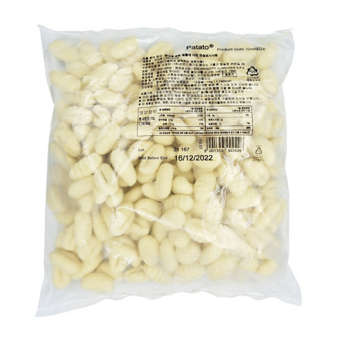 파타토(뇨끼)(감자함량70%) 1kg