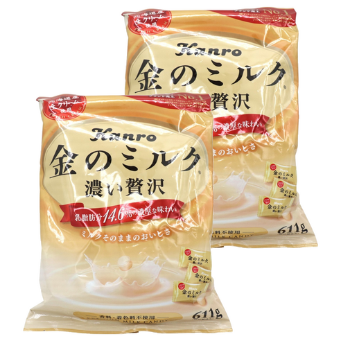 칸로(KANRO) 금의 밀크 캔디 대용량