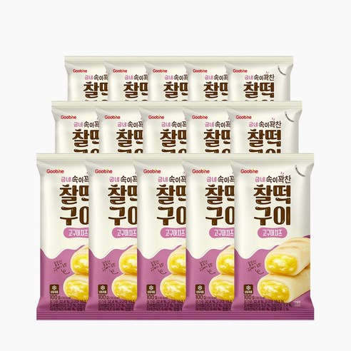 굽네 속이꽉찬 찰떡구이 고구마치즈 100g, 15개, 100g