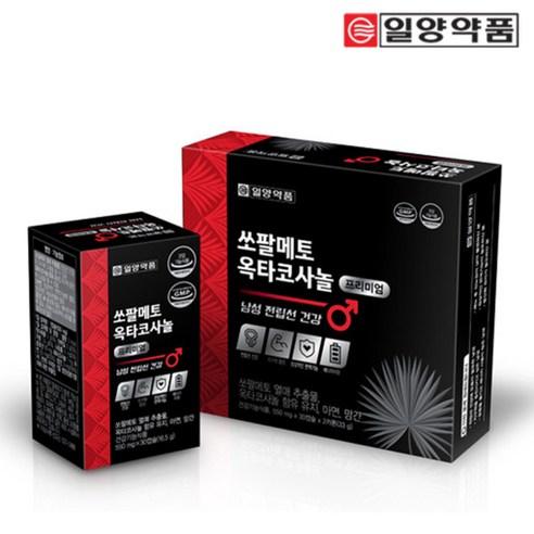일양약품 쏘팔메토 옥타코사놀 프리미엄 영양제 16.5g, 60정, 1개