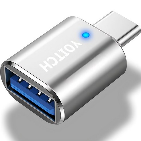 USB-A와 USB-C 포트가 섞인 책상에서 젠더 호환성을 점검할 때 보조로 두기 좋은 소형 변환 젠더입니다. - 1