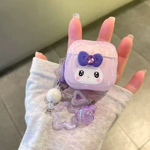 러브 리본 핑크 에어팟 키링 세트(모든기종 선택 가능)