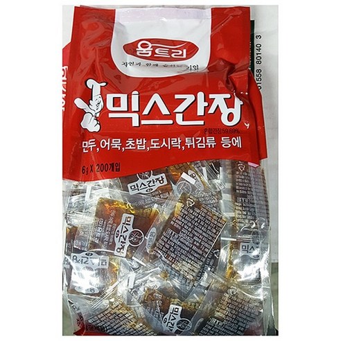 움트리 믹스간장 6g*200개 X8개(박스) ,무료배송