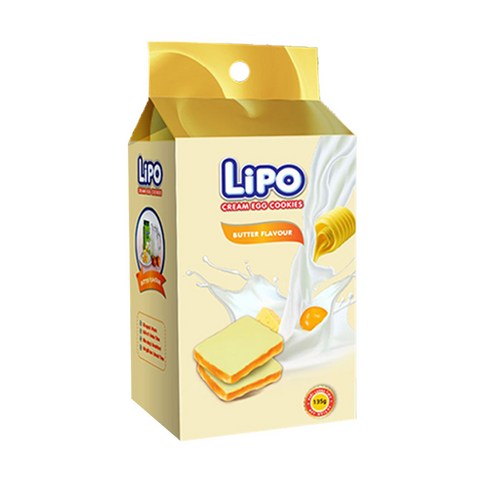 LIPO 리포 에그 크림 쿠키 버터 과자