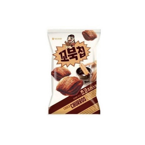 오리온 꼬북칩 초코츄러스 맛, 80g, 16개