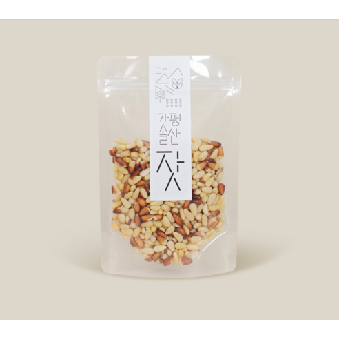 가평솔산 잣, 80g, 3개