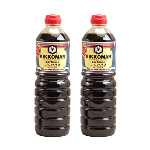 기꼬만 간장(양조간장), 1L, 2개