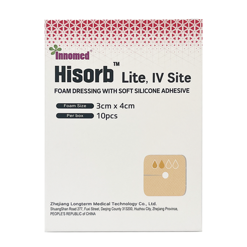 하이솝 라이트 홀타입 두께 2.5mm 상처 욕창 피부 보호 실리콘 폼드레싱 삼출물 흡수 드레싱 습윤밴드 저자극 반창고 밴드, 1박스