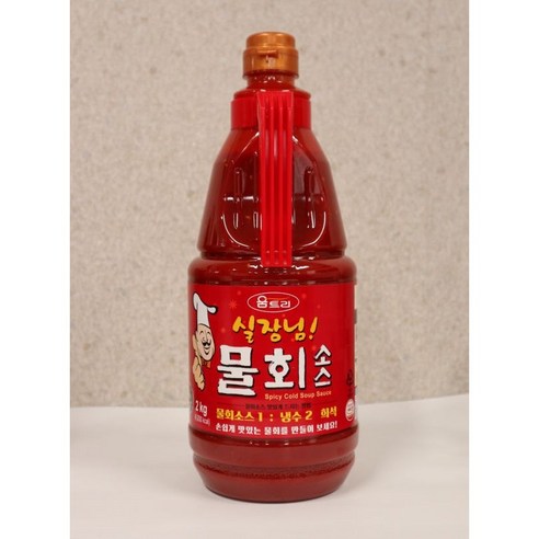 움트리 실장님 물회소스 2kg 6개 1박스