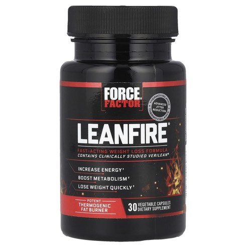 Force Factor LeanFire® 베지 캡슐 30정
