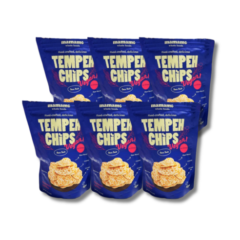 마마메 템페 칩스 씨솔트맛, 6개, 50g