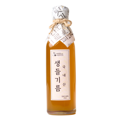 40년 전통 국산 100% 생들기름 저온압착 당일착유 350ml, 1개, 350ml