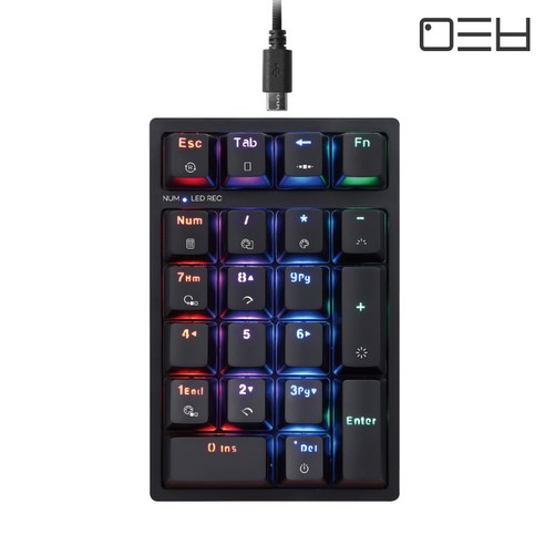 메타블 메텐프로 RGB 매크로 숫자 키패드, 키패드