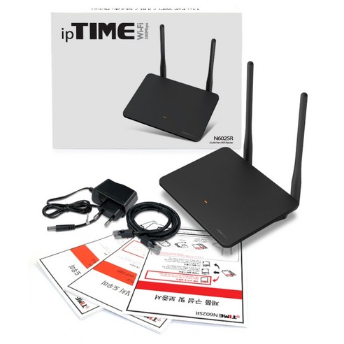 ipTIME N602E PLUS 유무선공유기, IP TIME N602EPLUS[블랙], 1개
